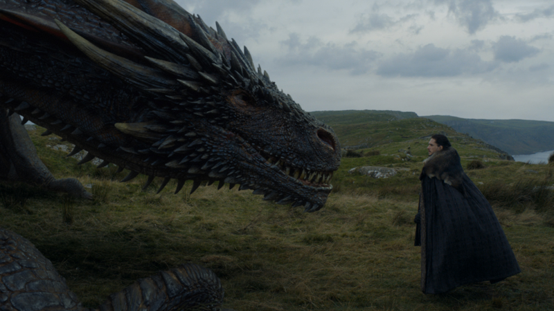 “Well, you believe me, right? Drogon? Buddy?” (Photo: HBO)
